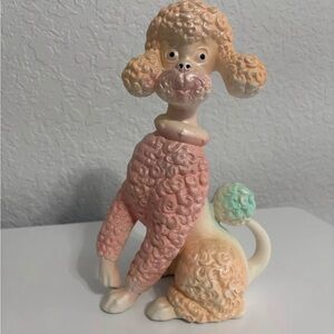 Vintage Ceramic Poodle Figurine